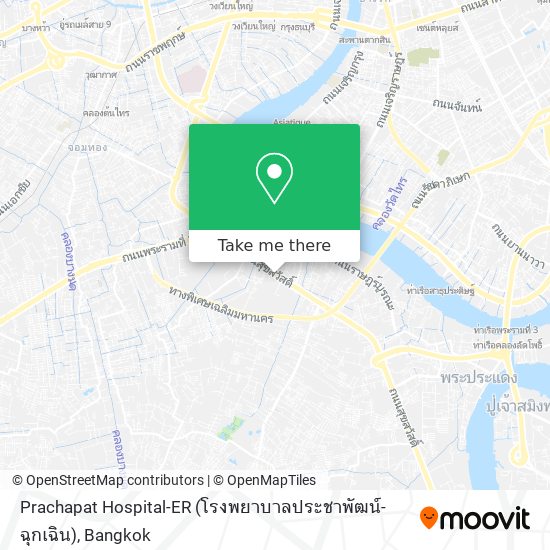 Prachapat Hospital-ER (โรงพยาบาลประชาพัฒน์-ฉุกเฉิน) map