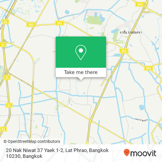 20 Nak Niwat 37 Yaek 1-2, Lat Phrao, Bangkok 10230 map