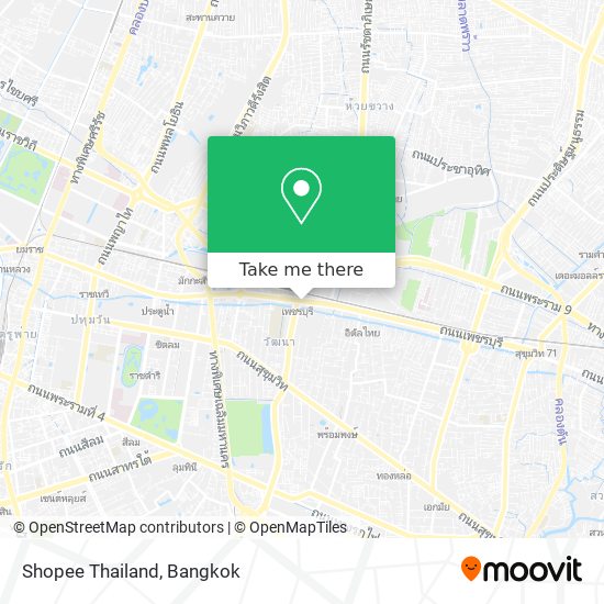 Shopee Thailand map