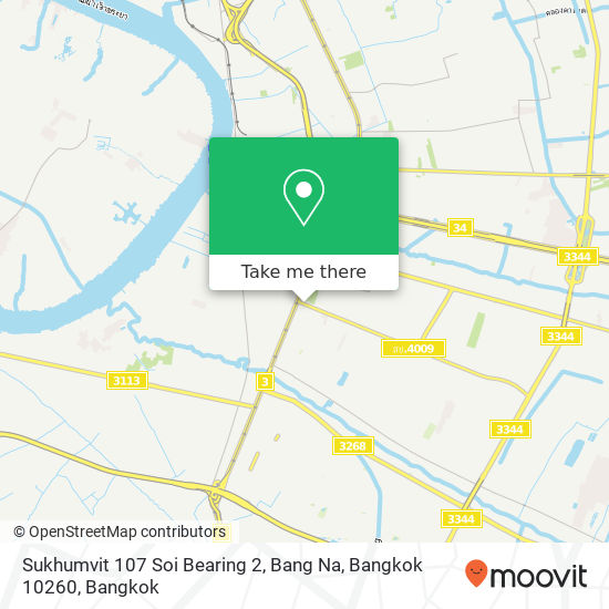 Sukhumvit 107 Soi Bearing 2, Bang Na, Bangkok 10260 map