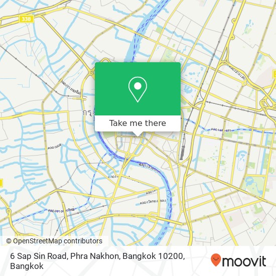 6 Sap Sin Road, Phra Nakhon, Bangkok 10200 map