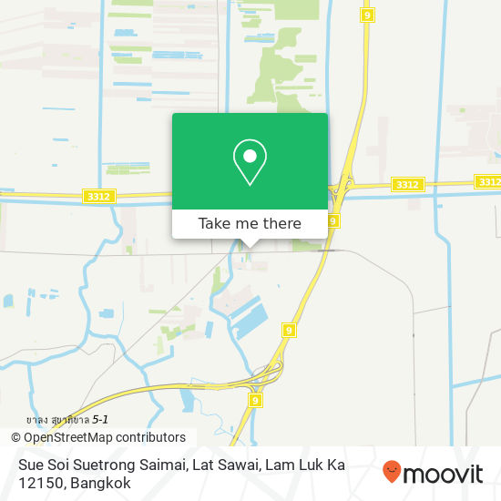 Sue Soi Suetrong Saimai, Lat Sawai, Lam Luk Ka 12150 map