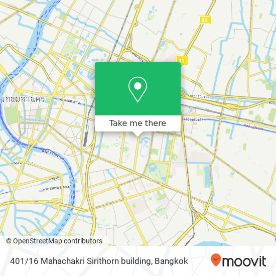 401 / 16 Mahachakri Sirithorn  building map