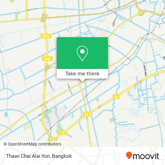 Thawi Chai Alai Yon map