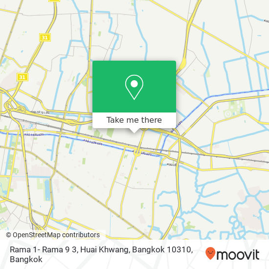 Rama 1- Rama 9 3, Huai Khwang, Bangkok 10310 map
