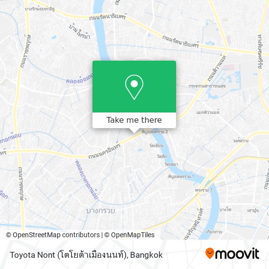 Toyota Nont (โตโยต้าเมืองนนท์) map