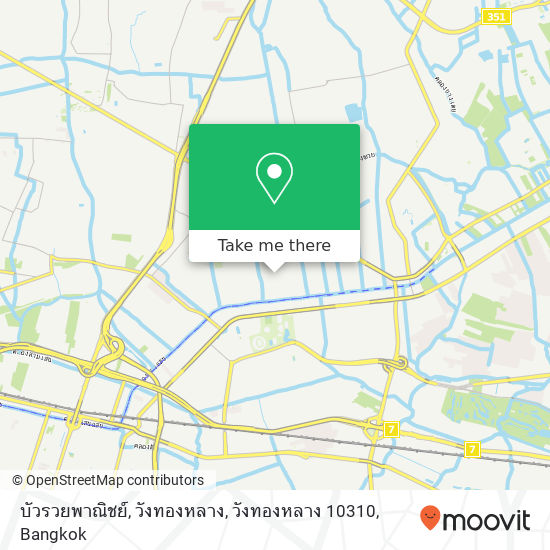 บัวรวยพาณิชย์, วังทองหลาง, วังทองหลาง 10310 map