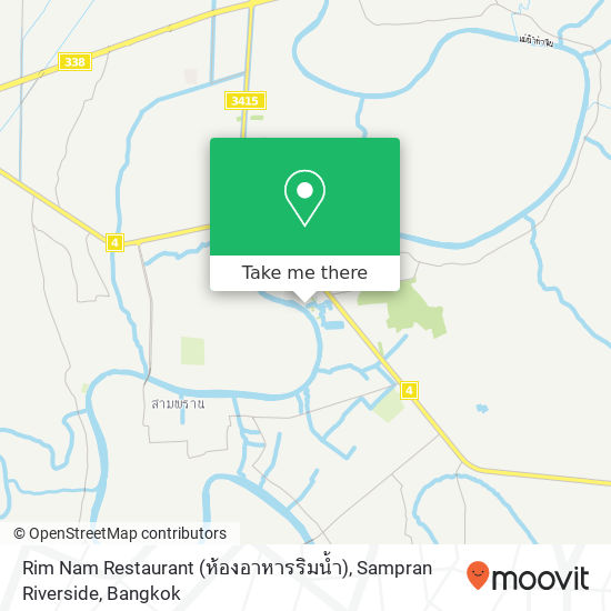 Rim Nam Restaurant (ห้องอาหารริมน้ำ), Sampran Riverside map