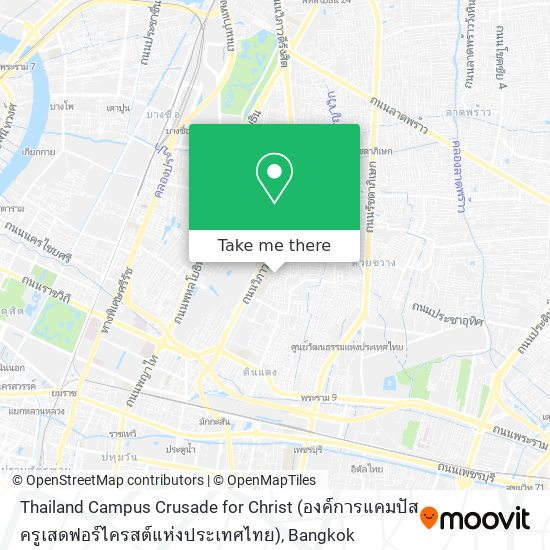 Thailand Campus Crusade for Christ (องค์การแคมปัสครูเสดฟอร์ไครสต์แห่งประเทศไทย) map