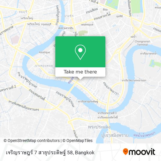 เจริญราษฎร์ 7 สาธุประดิษฐ์ 58 map