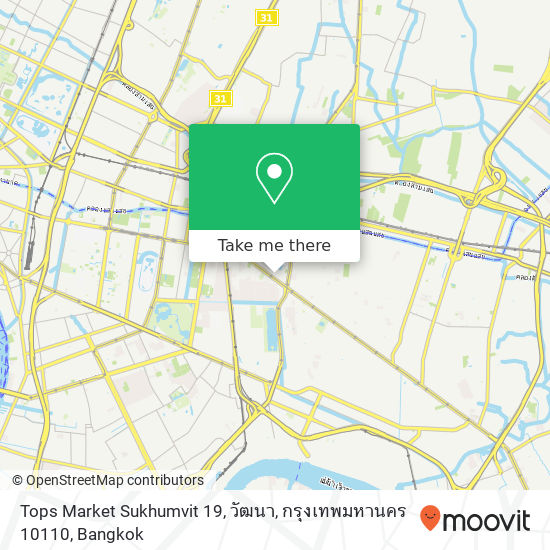 Tops Market Sukhumvit 19, วัฒนา, กรุงเทพมหานคร 10110 map