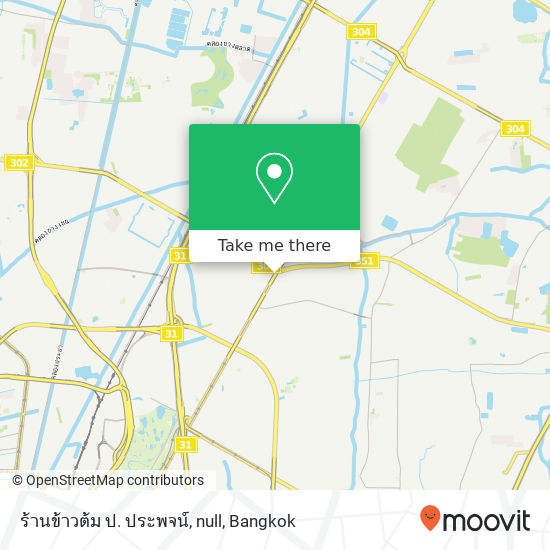 ร้านข้าวต้ม ป. ประพจน์, null map