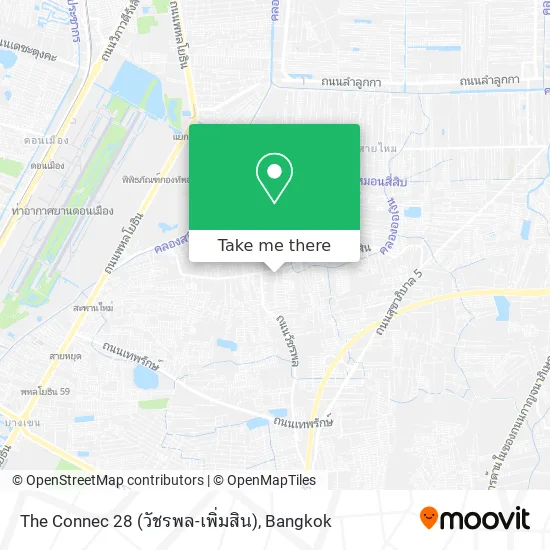 The Connec 28 (วัชรพล-เพิ่มสิน) map