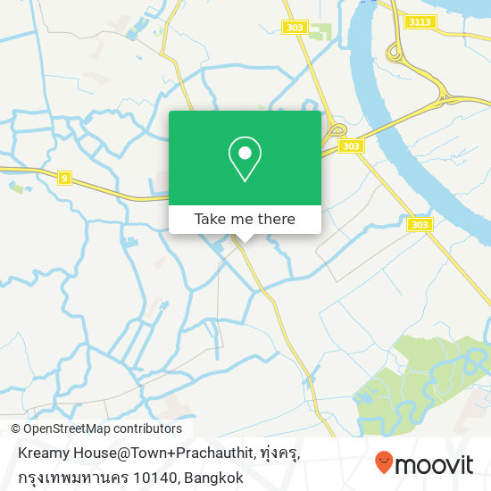 Kreamy House@Town+Prachauthit, ทุ่งครุ, กรุงเทพมหานคร 10140 map