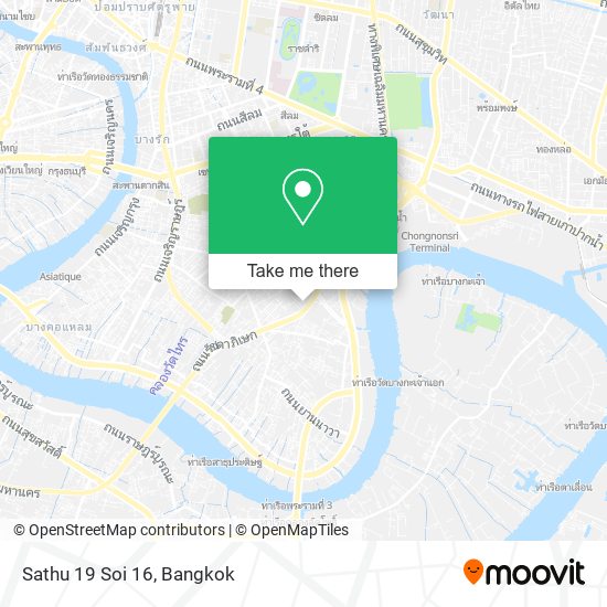 Sathu 19 Soi 16 map