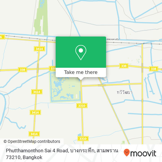 Phutthamonthon Sai 4 Road, บางกระทึก, สามพราน 73210 map