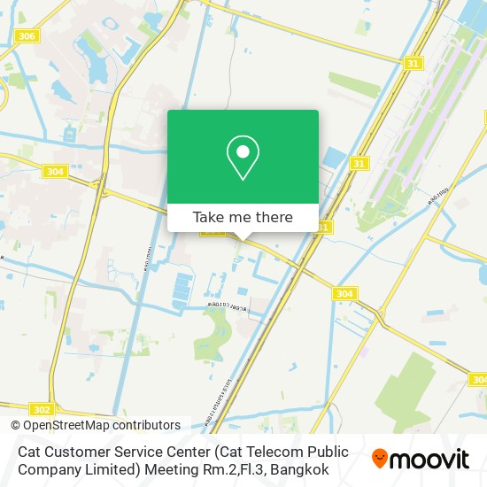 Cat Customer Service Center (Cat Telecom Public Company Limited) Meeting Rm.2,Fl.3 map