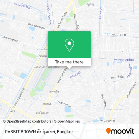 RABBIT BROWN ตึกคุ้มเกศ map