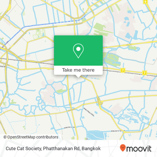 Cute Cat Society, Phatthanakan Rd map