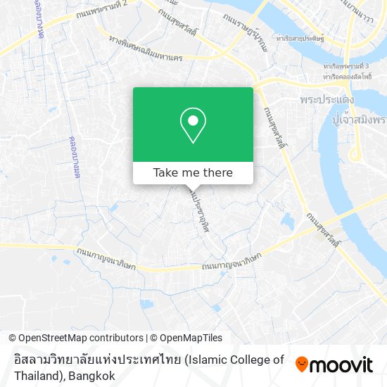 อิสลามวิทยาลัยแห่งประเทศไทย (Islamic College of Thailand) map