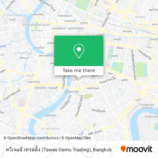 ทวีเจมส์ เทรดดิ้ง (Tawee Gems Trading) map