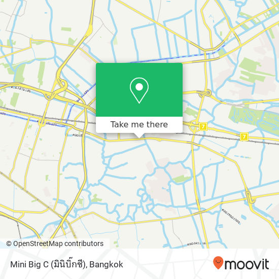 Mini Big C (มินิบิ๊กซี) map