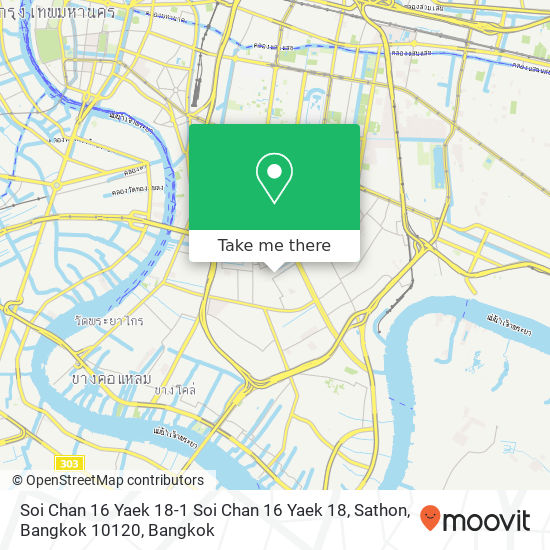 Soi Chan 16 Yaek 18-1 Soi Chan 16 Yaek 18, Sathon, Bangkok 10120 map