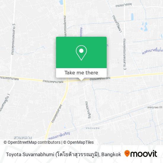 Toyota Suvarnabhumi (โตโยต้าสุวรรณภูมิ) map