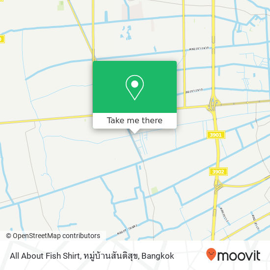 All About Fish Shirt, หมู่บ้านสันติสุข map