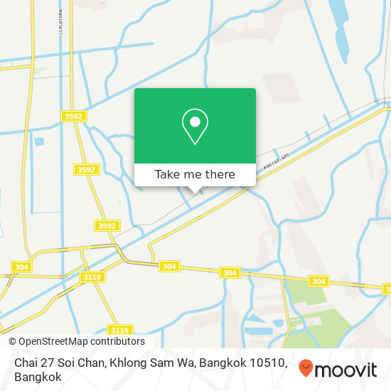 Chai 27 Soi Chan, Khlong Sam Wa, Bangkok 10510 map