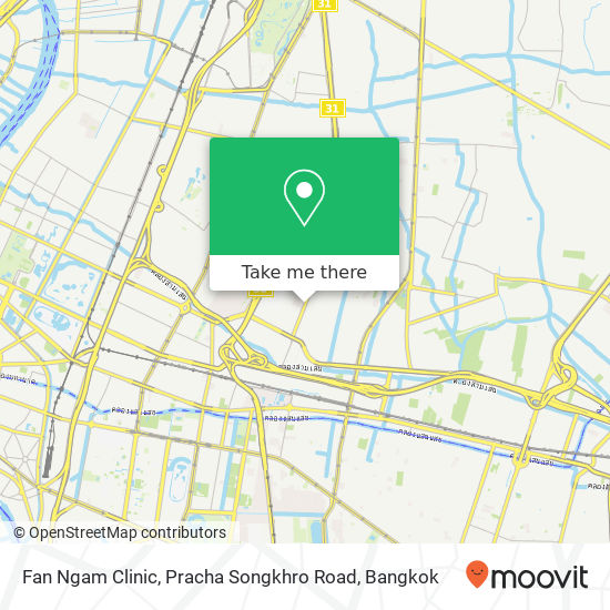 Fan Ngam Clinic, Pracha Songkhro Road map