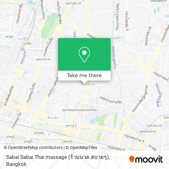 Sabai Sabai Thai massage (ร้านนวด สบายๆ) map