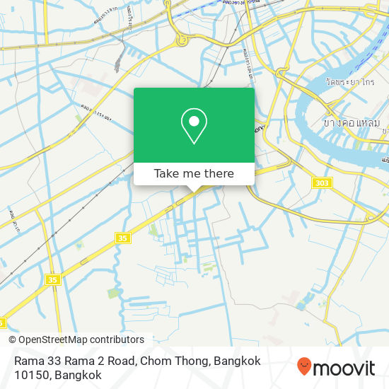 Rama 33 Rama 2 Road, Chom Thong, Bangkok 10150 map