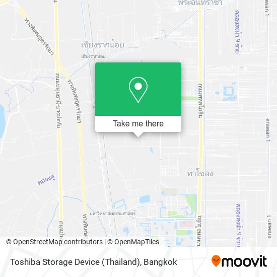 Toshiba Storage Device (Thailand) map