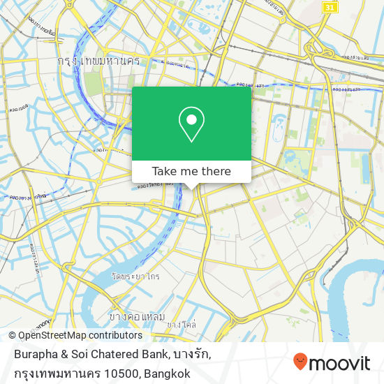 Burapha & Soi Chatered Bank, บางรัก, กรุงเทพมหานคร 10500 map