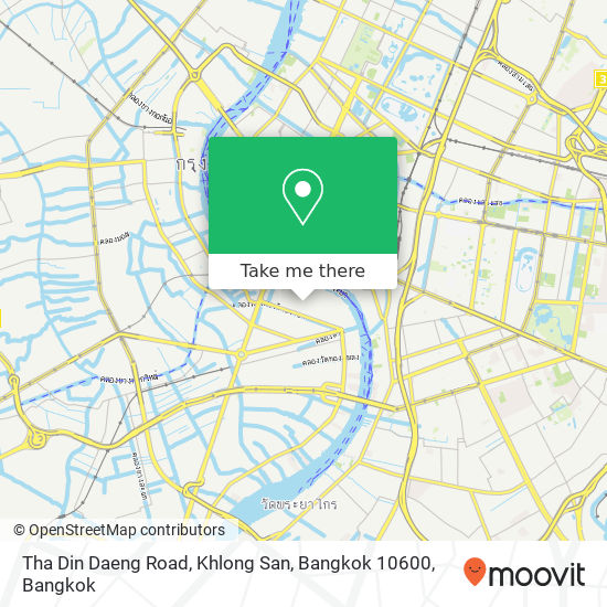 Tha Din Daeng Road, Khlong San, Bangkok 10600 map