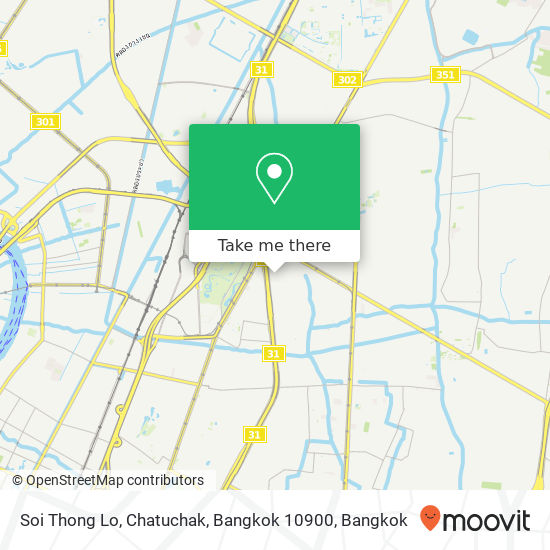 Soi Thong Lo, Chatuchak, Bangkok 10900 map