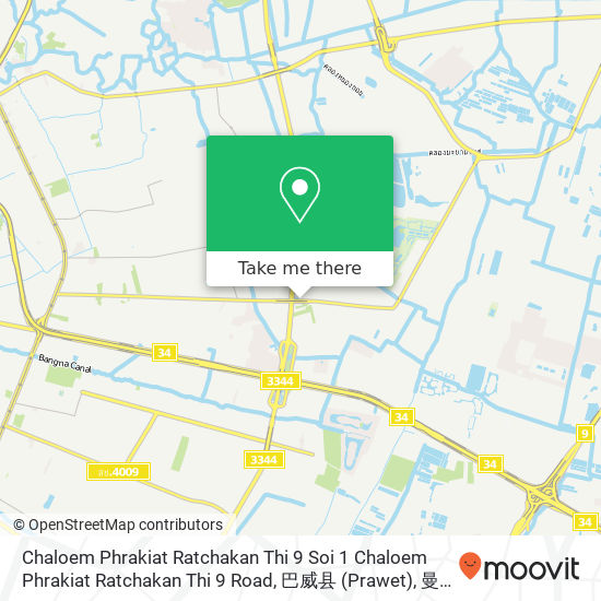 Chaloem Phrakiat Ratchakan Thi 9 Soi 1 Chaloem Phrakiat Ratchakan Thi 9 Road, 巴威县 (Prawet), 曼谷 (Bangkok) 10250 map