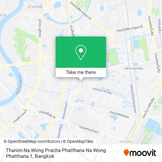Thanon Na Wong Pracha Phatthana Na Wong Phatthana 1 map