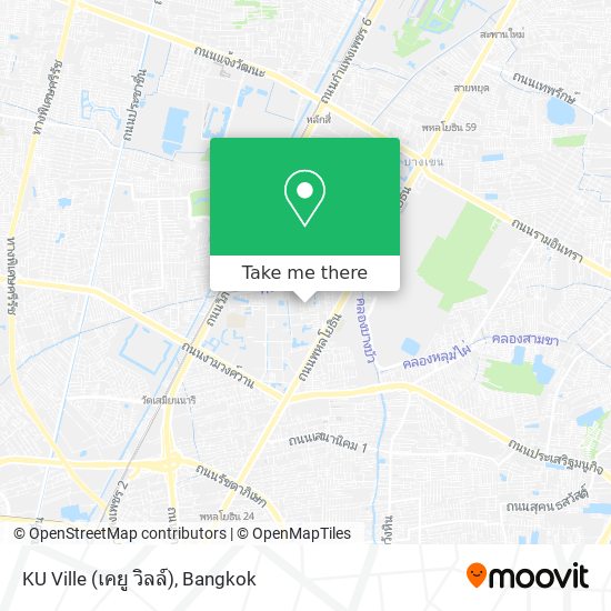 KU Ville (เคยู วิลล์) map