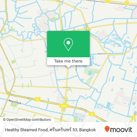 Healthy Steamed Food, ศรีนครินทร์ 53 map