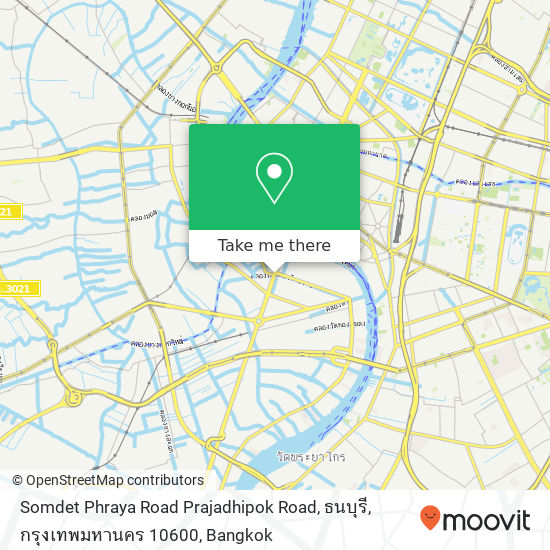 Somdet Phraya Road Prajadhipok Road, ธนบุรี, กรุงเทพมหานคร 10600 map