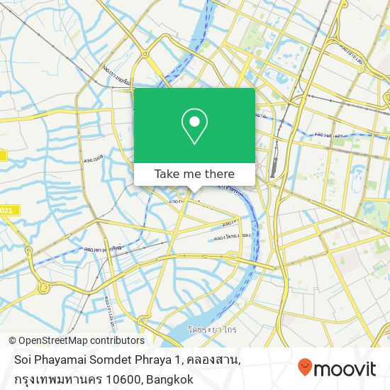 Soi Phayamai Somdet Phraya 1, คลองสาน, กรุงเทพมหานคร 10600 map