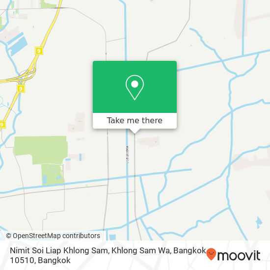 Nimit Soi Liap Khlong Sam, Khlong Sam Wa, Bangkok 10510 map