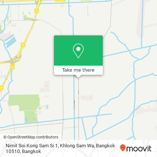 Nimit Soi Kong Sam Si 1, Khlong Sam Wa, Bangkok 10510 map