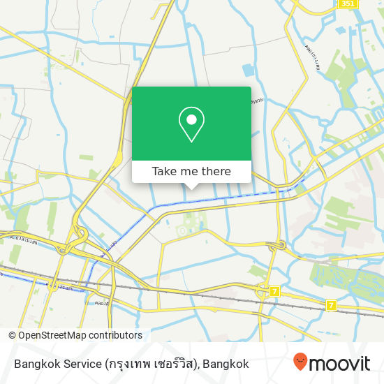 Bangkok Service (กรุงเทพ เซอร์วิส) map