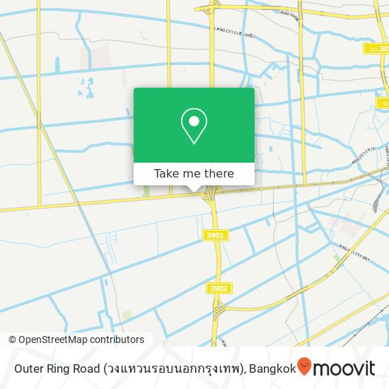 Outer Ring Road (วงแหวนรอบนอกกรุงเทพ) map