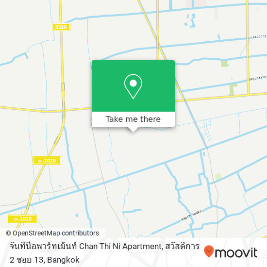 จันทินีอพาร์ทเม้นท์ Chan Thi Ni Apartment, สวัสดิการ 2 ซอย 13 map