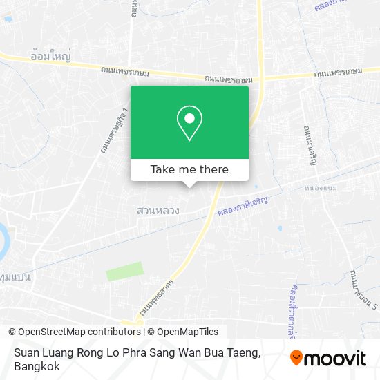 Suan Luang Rong Lo Phra Sang Wan Bua Taeng map