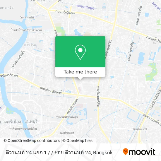 ติวานนท์ 24 แยก 1 / / ซอย ติวานนท์ 24 map